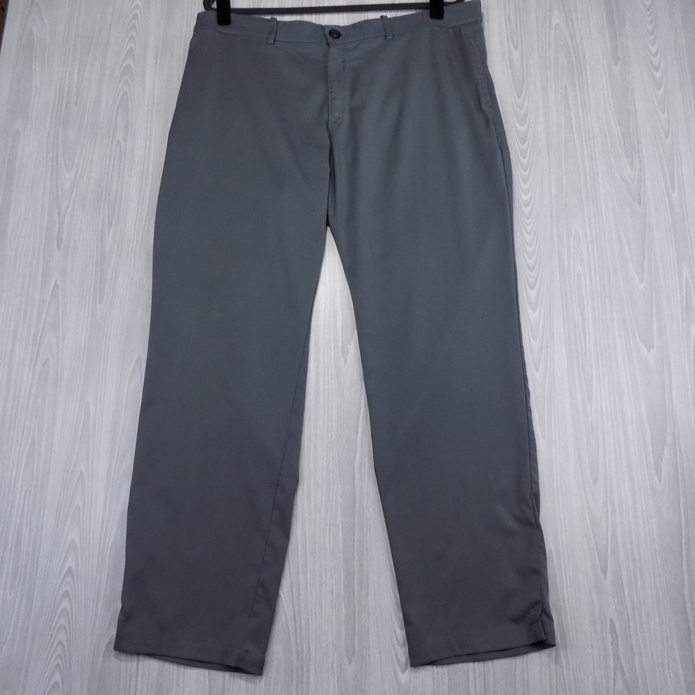 Nike Dri-FIT Standard Fit Pants Mens 40x30 Gray Golf Performance Casual
